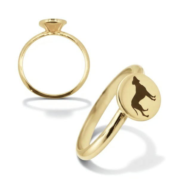 Dog Frankie Ash Ring